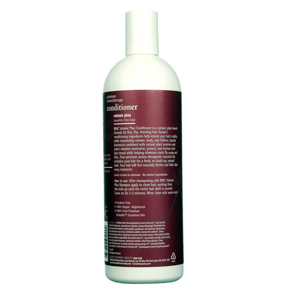 Condicionador Beauty Without Cruelty Mais Volume - 473ml: Cabelos Volumosos e Saudáveis - Imagem 2