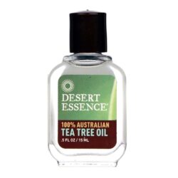 Óleo da Árvore-do-Chá Desert Essence 15ml: Antisséptico Natural Australiano Puro para Pele e Bem-Estar