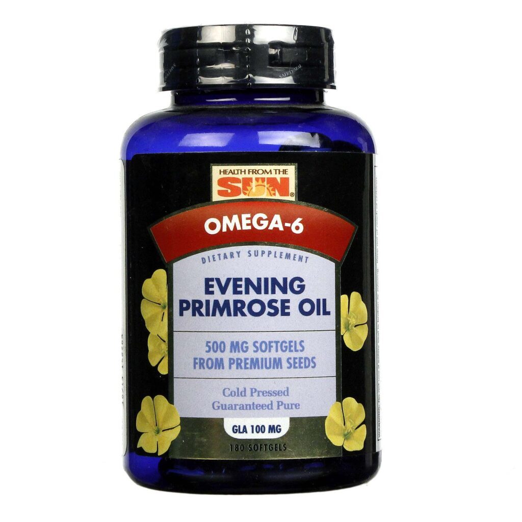 Health From the Sun Óleo de Prímula 500mg 180 Cápsulas - Bem-Estar Natural