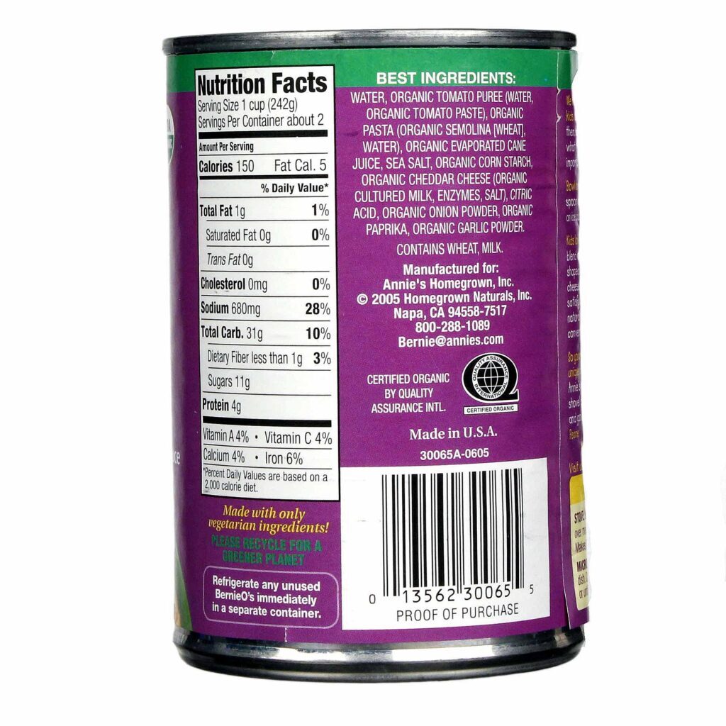 Annies Homegrown Bernie O's Macarrão Orgânico 425g: Sabor Caseiro e Saudável para Sua Família - Imagem 2