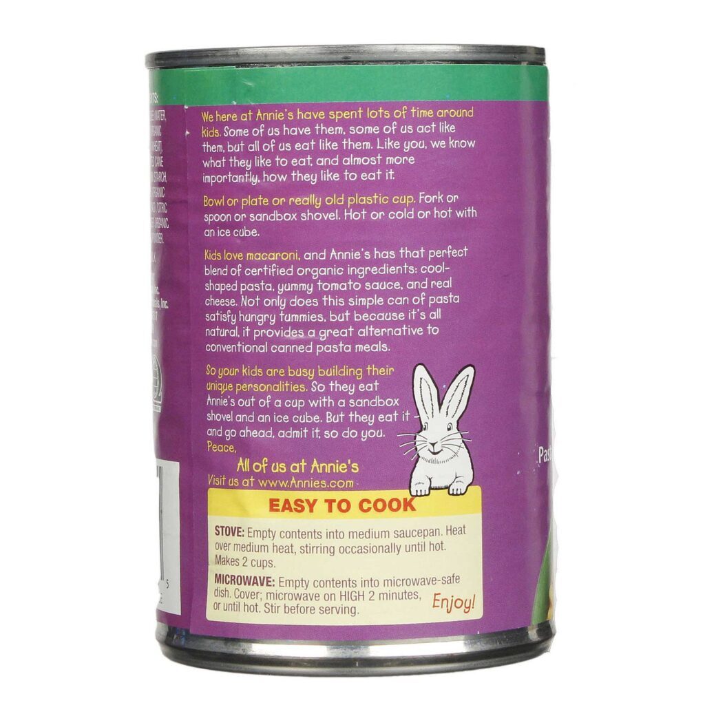 Annies Homegrown Bernie O's Macarrão Orgânico 425g: Sabor Caseiro e Saudável para Sua Família - Imagem 3