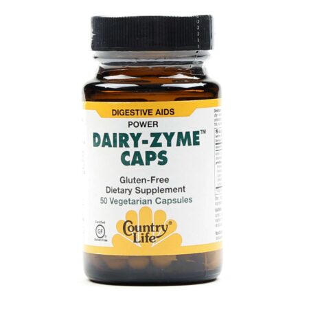 Country Life Dairy-Zyme 50 Cápsulas Vegetarianas