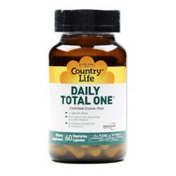 Country Life Daily Total One: Multivitamínico Vegetariano Completo – 60 Cápsulas – Energia e Saúde Diária