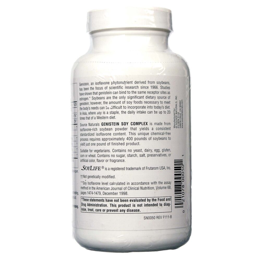 Genisteína Source Naturals 120 Tabletes: Seu Aliado Natural para o Bem-Estar - Imagem 3