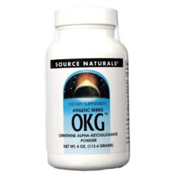 Source Naturals OKG Ornitina Cetoglutarato em Pó - 113g: Potencialize Sua Performance e Recuperação Muscular