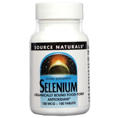 Source Naturals Selênio 100 mcg 100 Tabletes