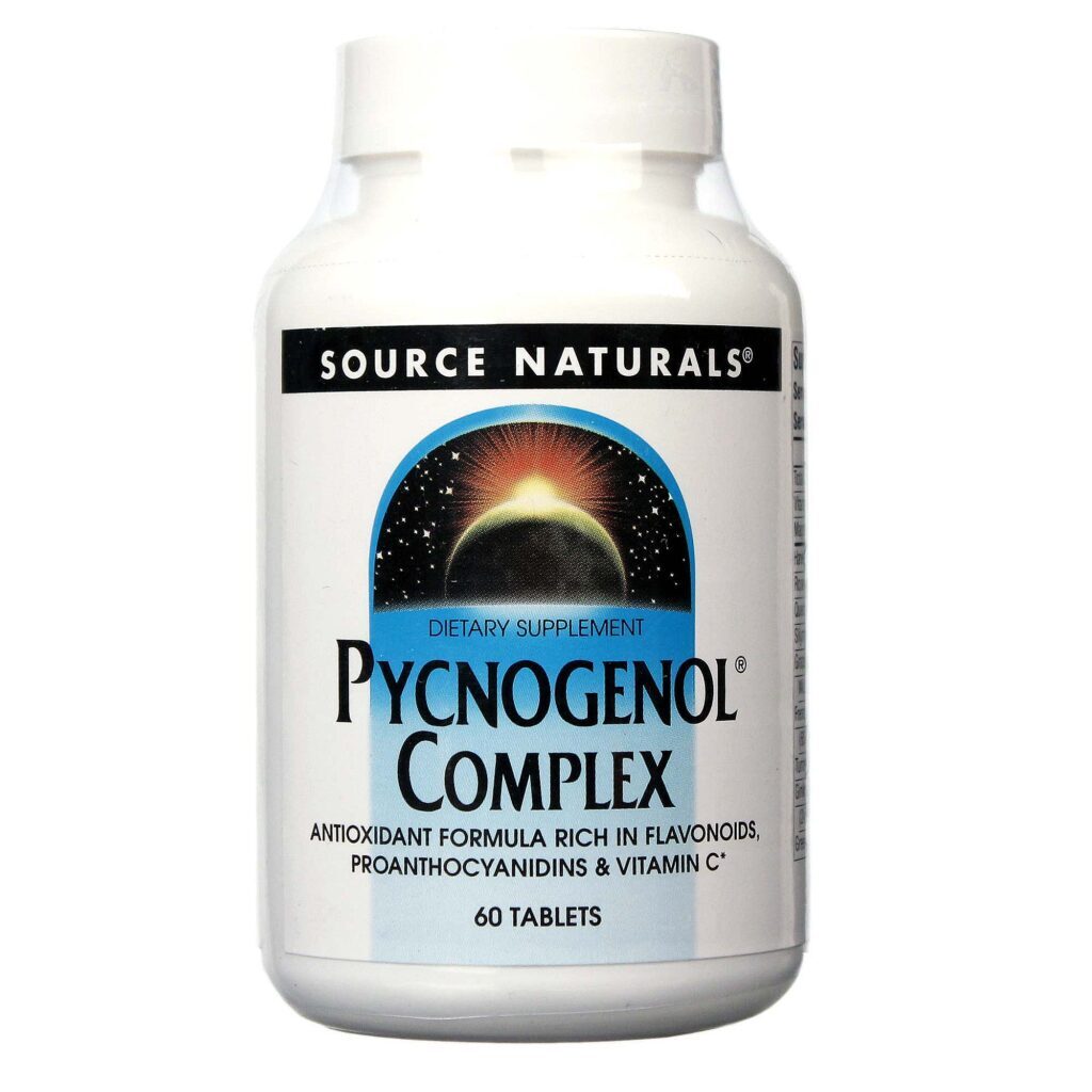 Source Naturals Complexo Pycnogenol - 60 Tabletes: Antioxidade Poderoso para sua Saúde e Bem-Estar