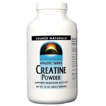 Source Naturals, Creatina em Pó - 453.6 g (16 oz)