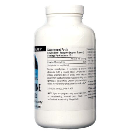 Source Naturals, Creatina em Pó - 453.6 g (16 oz) - Image 2