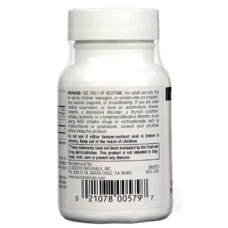 Source Naturals Melatonina 5 mg Laranja - 50 Tabletes Sublingual - Image 3