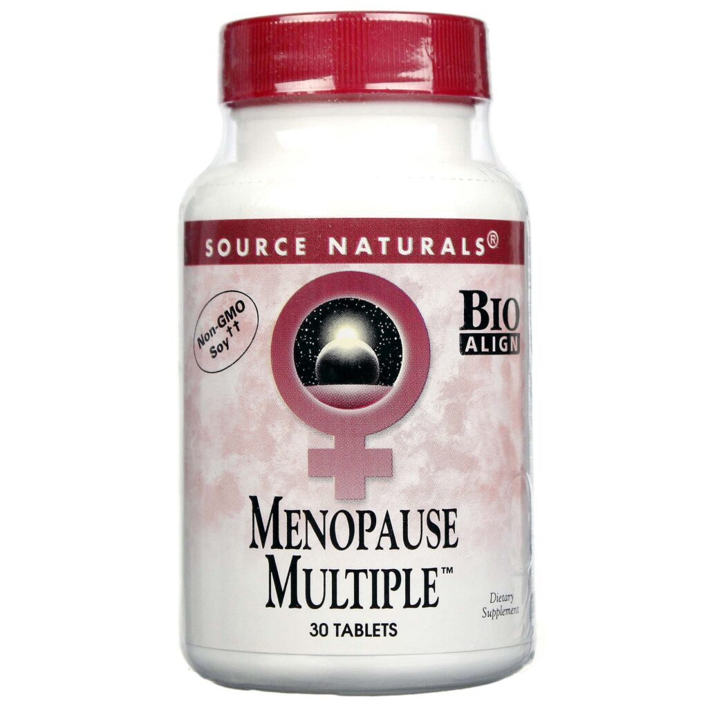 Source Naturals Menopausa Múltipla - 30 Tabletes: Alívio para Mulheres Brasileiras