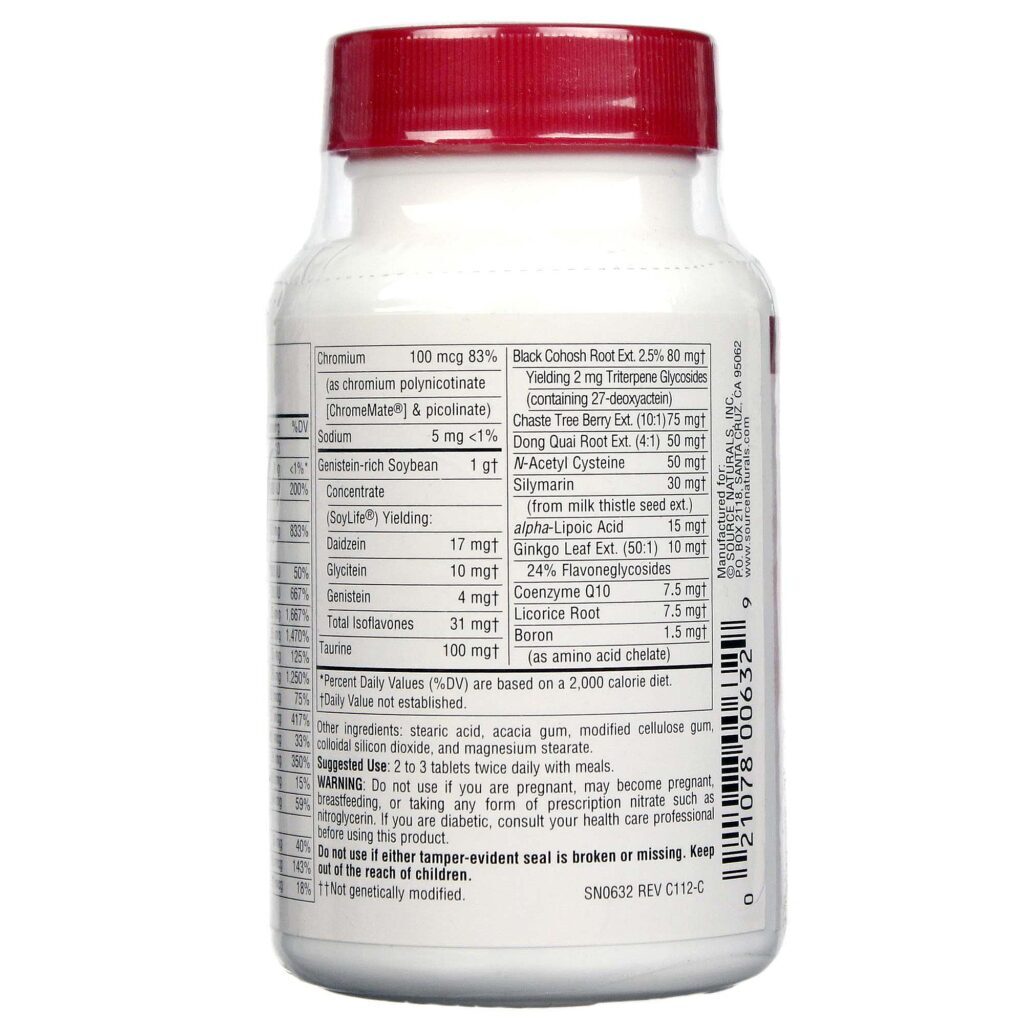 Source Naturals Menopausa Multiple: Alívio e Bem-Estar para Mulheres no Brasil - Imagem 3
