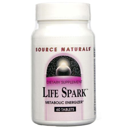 Source Naturals, Life Spark™ Energizante Metabólico - 60 Tabletes