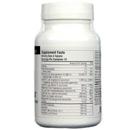 Source Naturals, Defesa dos Corredores - Proteção Antioxidante Atlética - 60 Comprimidos - Image 2