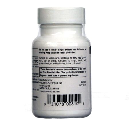 Source Naturals Selênio 200 mcg 60 Tabletes - Image 3