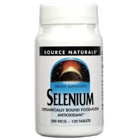 Source Naturals, Selênio 200 mcg - 120 Tabletes