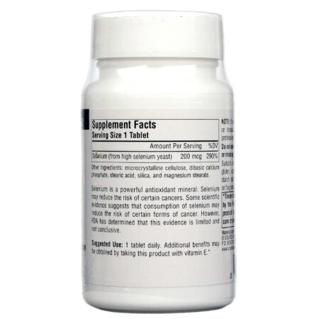 Source Naturals, Selênio 200 mcg - 120 Tabletes - Image 2