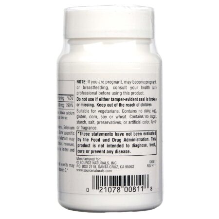 Source Naturals, Selênio 200 mcg - 120 Tabletes - Image 3