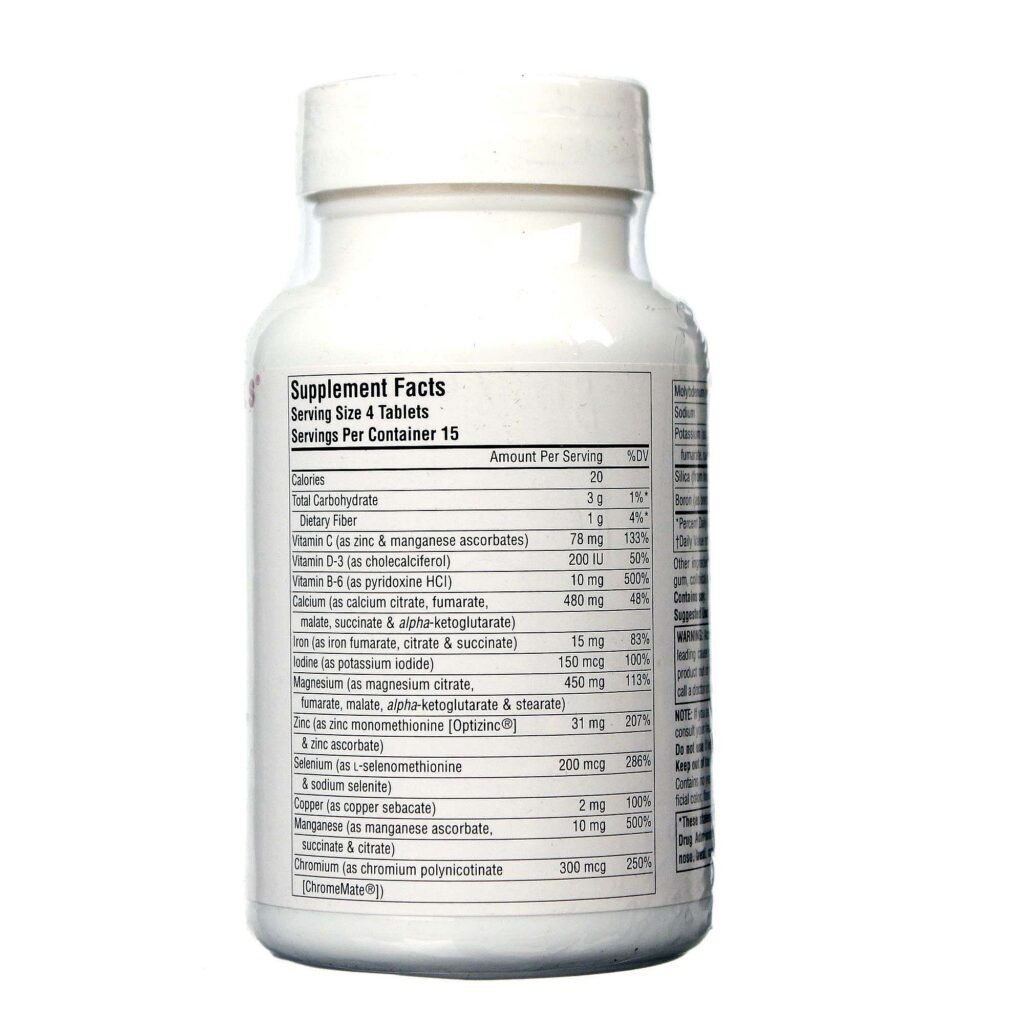 Source Naturals Vida Minerais 60 Tabletes: Seu Aliado Diário para Vitalidade e Bem-Estar no Brasil - Imagem 2