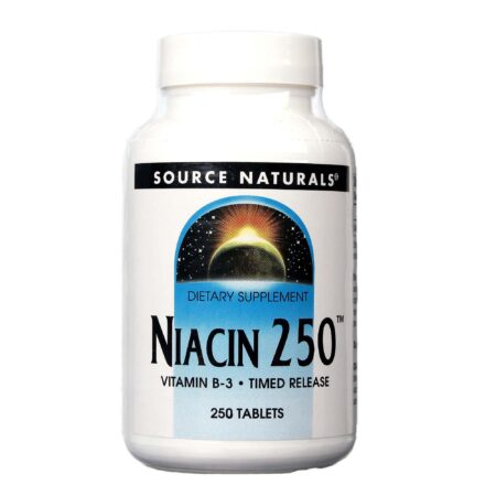 Source Naturals, Niacina 250mg - 250 Tabletes