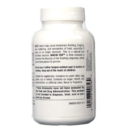 Source Naturals, Niacina 250mg - 250 Tabletes - Image 3