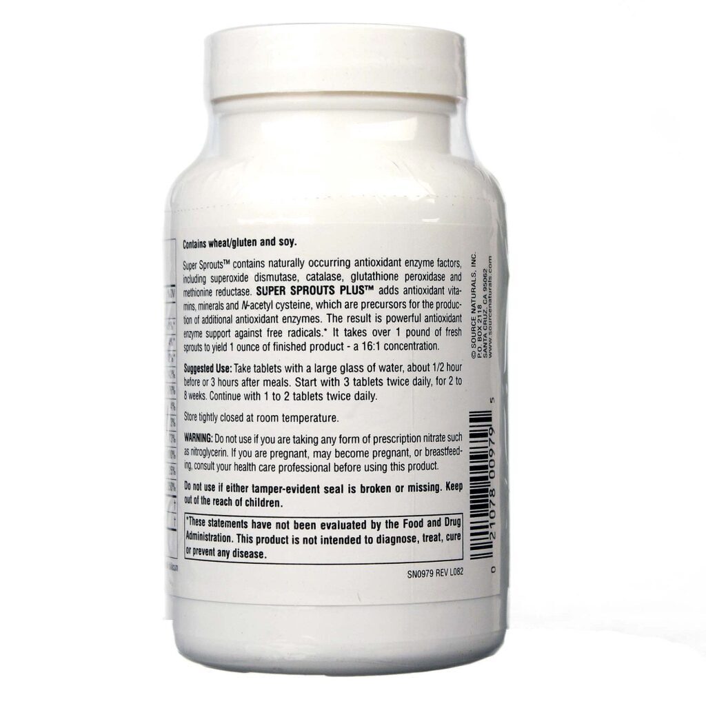 Source Naturals Super Brotos Bonés 120 Tabletes: Vitalidade e Bem-Estar Natural - Imagem 3