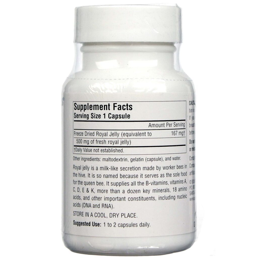Source Naturals Geléia Real 500 mg: Energia e Vitalidade Natural para Você no Brasil - Imagem 2