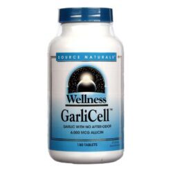 Source Naturals GarliCell™ Alho Sem Odor - 180 Tabletes para Bem-Estar