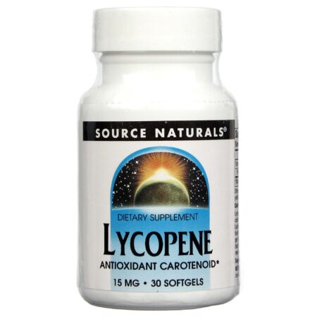 Source Naturals Licopeno 15 mg 30 Géis