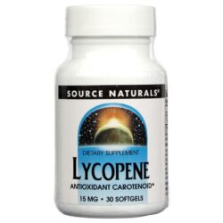 Source Naturals Licopeno 15 mg - 30 Cápsulas Gelatinosas - Antioxidante Poderoso