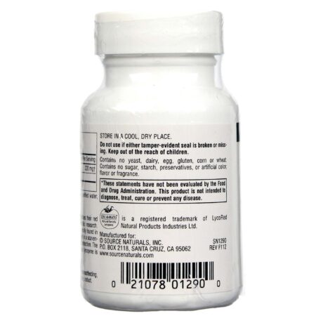 Source Naturals Licopeno 15 mg 30 Géis - Image 3