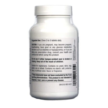 Source Naturals D-Ribose 60 Tabletes Mastigáveis - Energia e Recuperação Muscular - Imagem 3