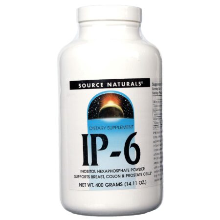 Source Naturals, IP-6 Hexafosfato de Inositol em Pó - 400 g