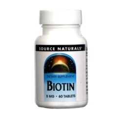 Source Naturals Biotina 5mg - 60 Comprimidos: Saúde e Força para Cabelos, Pele e Unhas no Brasil