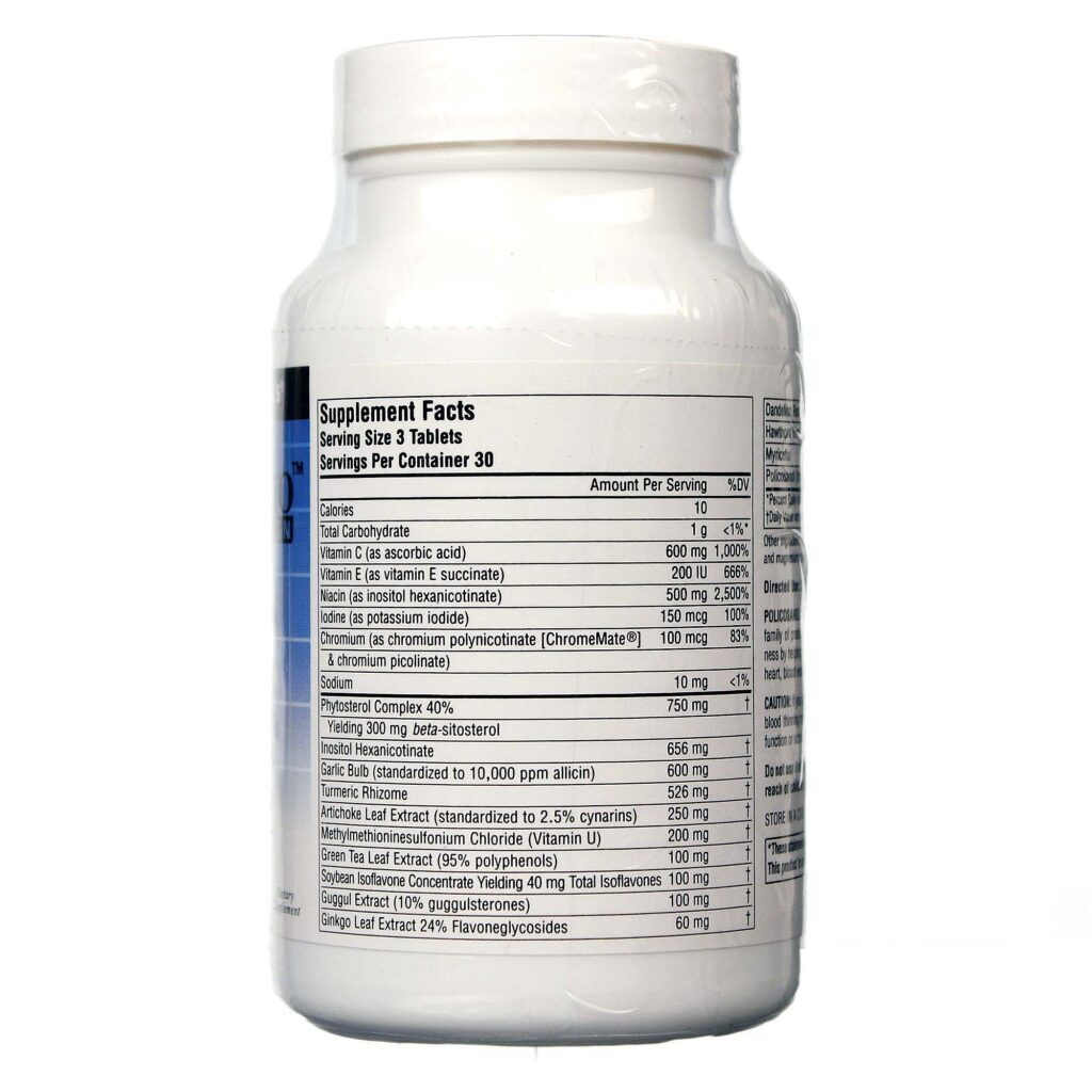 Source Naturals Complexo Policosanol e Colesterol - 90 Tabletes: Controle Natural do Colesterol - Imagem 2