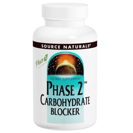 Source Naturals, Bloqueador de Carboidratos Fase 2 - 120 Pastilhas Mastigáveis