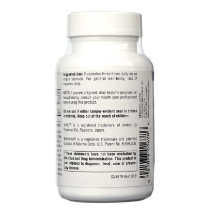 Source Naturals AHCC 500 mg com Bioperine 60 Cápsulas - Image 3