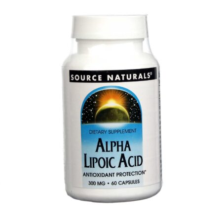 Source Naturals, Ácido Alfa Llipóico 300 mg - 60 Cápsulas