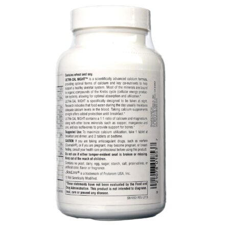 Source Naturals Ultra Cal Noite w / Vitamina K 120 Tabletes - Image 3