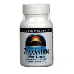 Source Naturals Zeaxantina com Luteína - 30 Cápsulas para Saúde Ocular