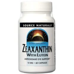 Source Naturals Zeaxantina com Luteína 60 Cápsulas - Saúde Ocular Completa