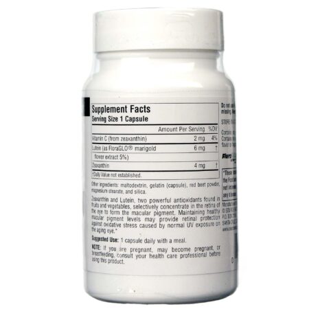 Source Naturals, Zeaxantina com Luteína - 60 Cápsulas - Image 2