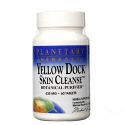 Planetary Herbals Limpeza de Pele Com Yellow Dock – 60 Tabletes