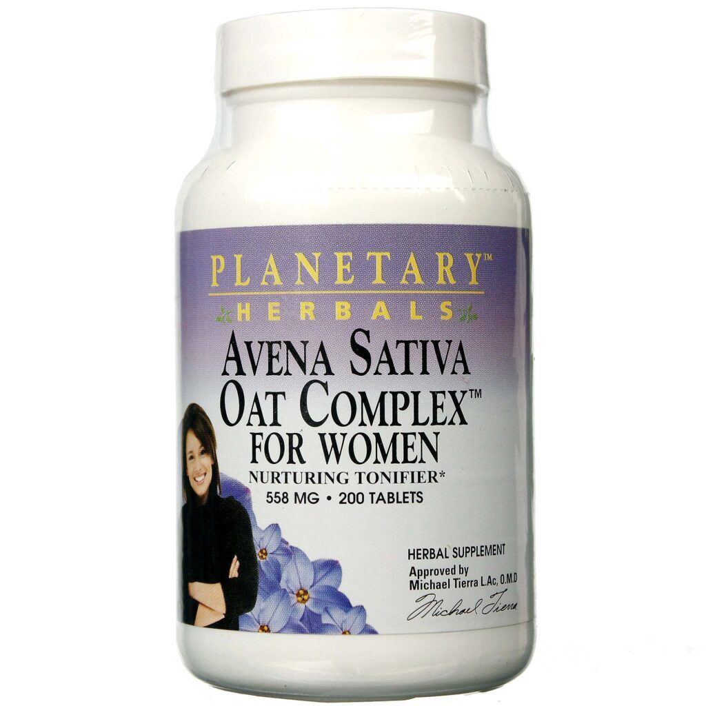 Planetary Formulas Complexo de Aveia Avena Sativa para Mulheres 200 Tabletes