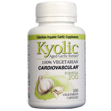 Kyolic, Fórmula Kyolic® Extrato de Alho - 100 Cápsulas 100% Vegetarianas