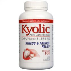 Kyolic Fórmula Kyolic 101 Alho Extrato de Levedura para Energia - 200 Cápsulas