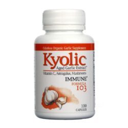 Kyolic Fórmula 103 Imune Extrato de Alho - 100 Cápsulas para Imunidade