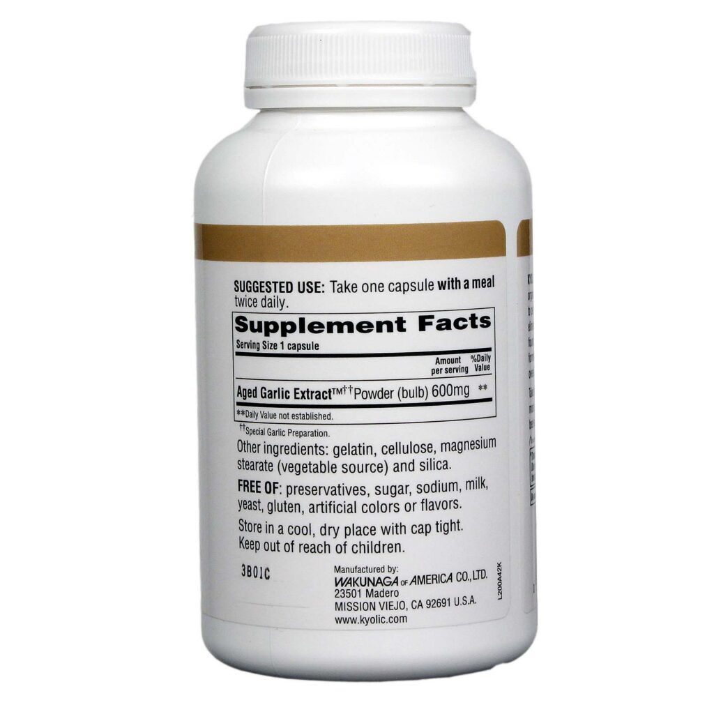 Kyolic Kyolic Reserve 600 mg - 120 Cápsulas: Saúde do Coração e Bem-Estar - Imagem 2