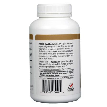 Kyolic Kyolic Reserve 600 mg - 120 Cápsulas: Saúde do Coração e Bem-Estar - Imagem 3