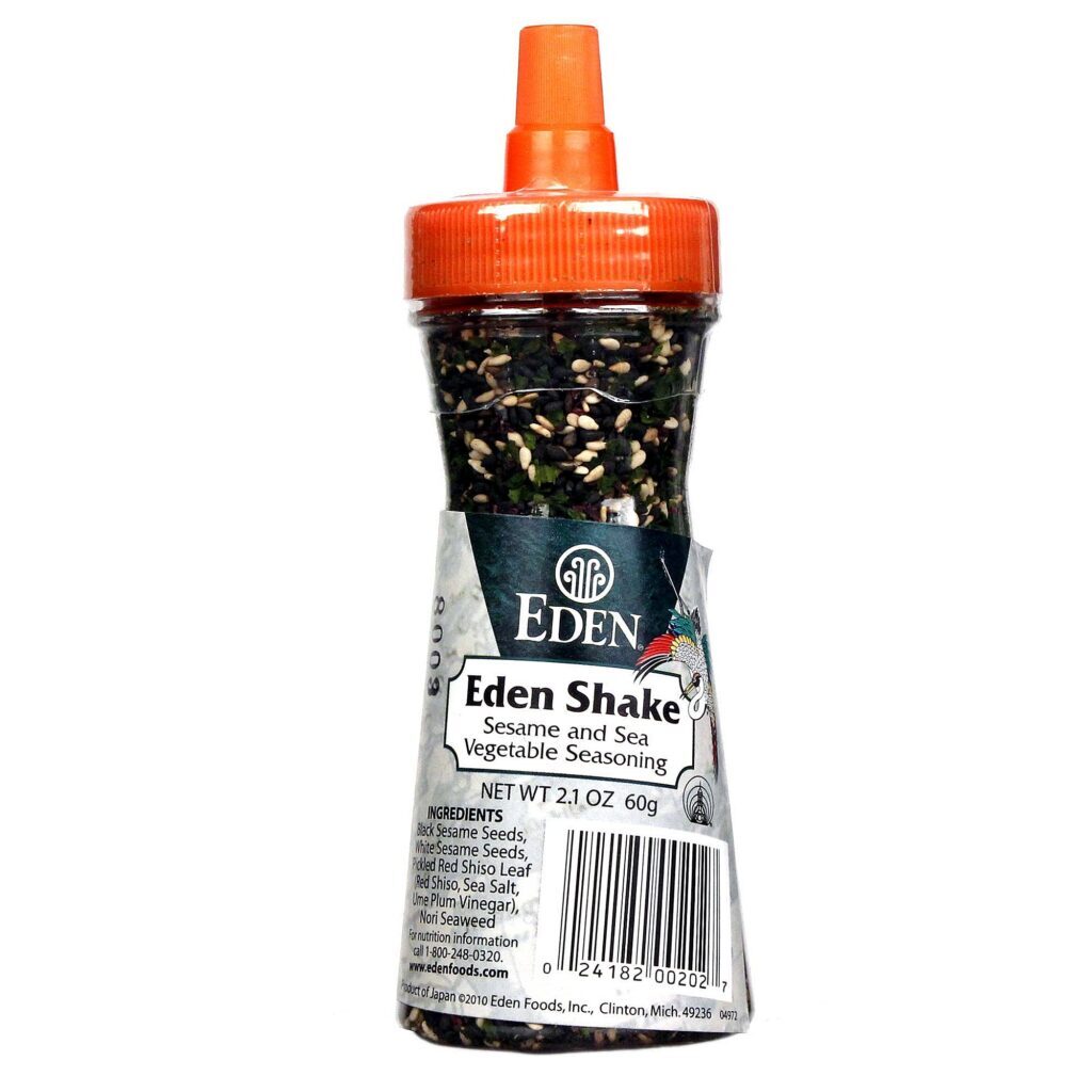 Eden Foods Tempero de Gergelim e Vegetais Marinhos 60g - Sabor e Nutrição Saudável